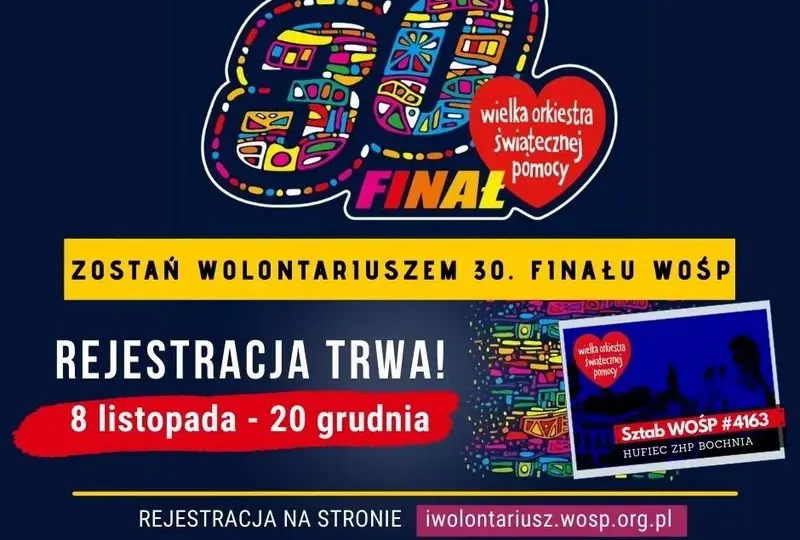 Do kiedy rejestracja wolontariuszy WOŚP? Nie przegap szansy!