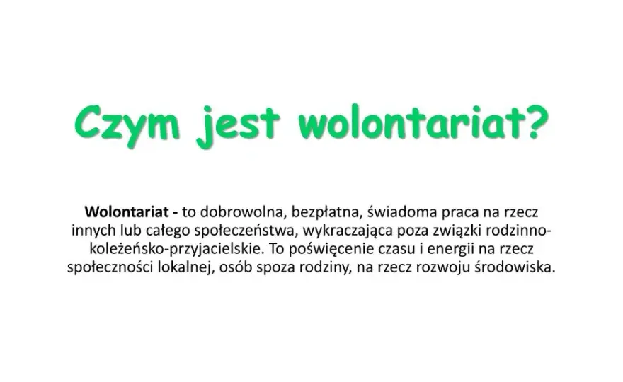 Czym jest wolontariat? Poznaj jego znaczenie i korzyści dla społeczeństwa