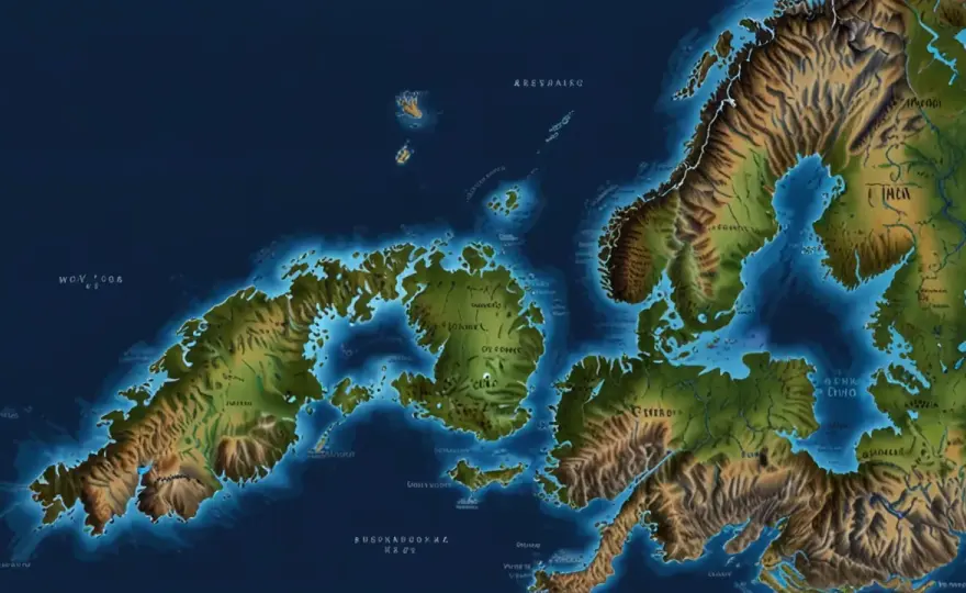  Norwegia na mapie - Poznaj położenie i geografię tego pięknego kraju